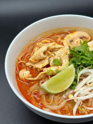Tom Yum Rice Noodle Soup