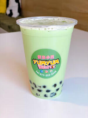 Honeydew Bubble Milk Tea